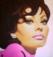 Sixties - Sophia Loren - Sixties - These Oil Paintings Are Origin